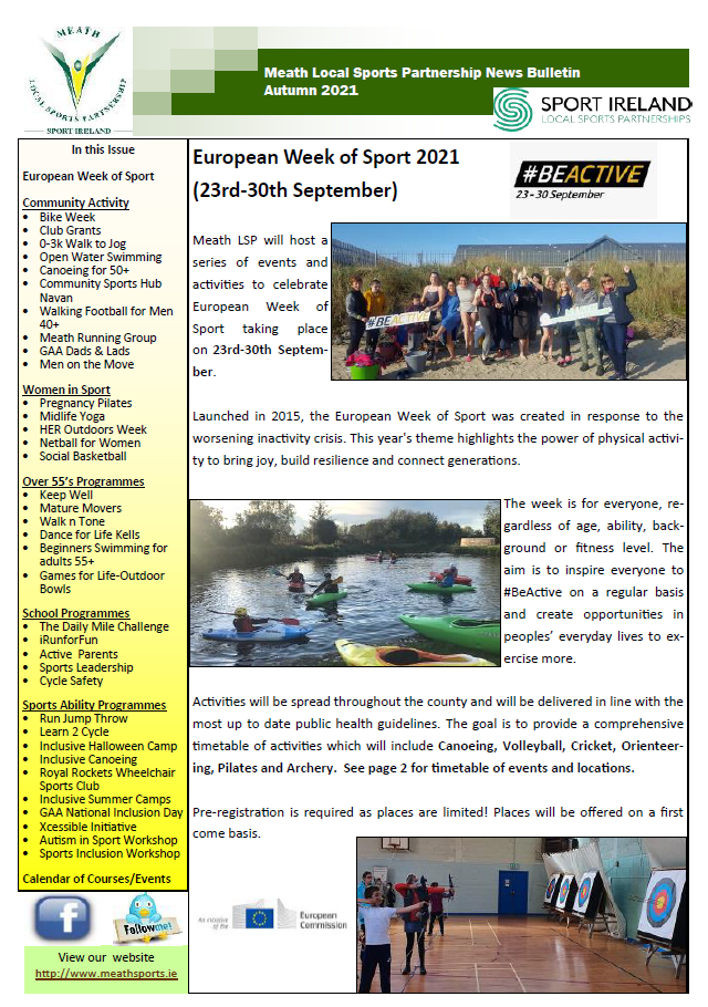 Meath LSP Autumn/Winter Ezine NOW AVAILABLE!