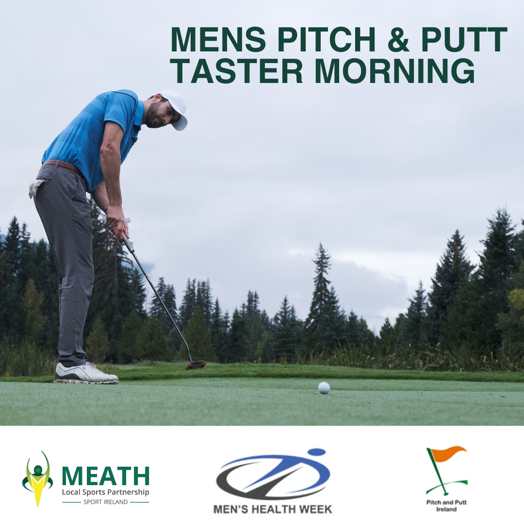 Poster advertising Pitch and Putt taster morning