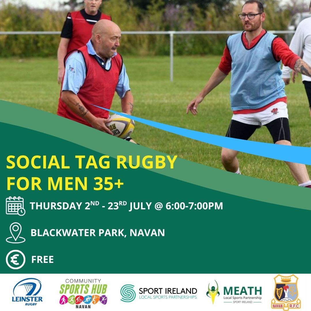 Mens Social Tag Rugby Poster