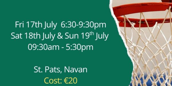 Poster advertising Level 1 Basketball Coaching Course