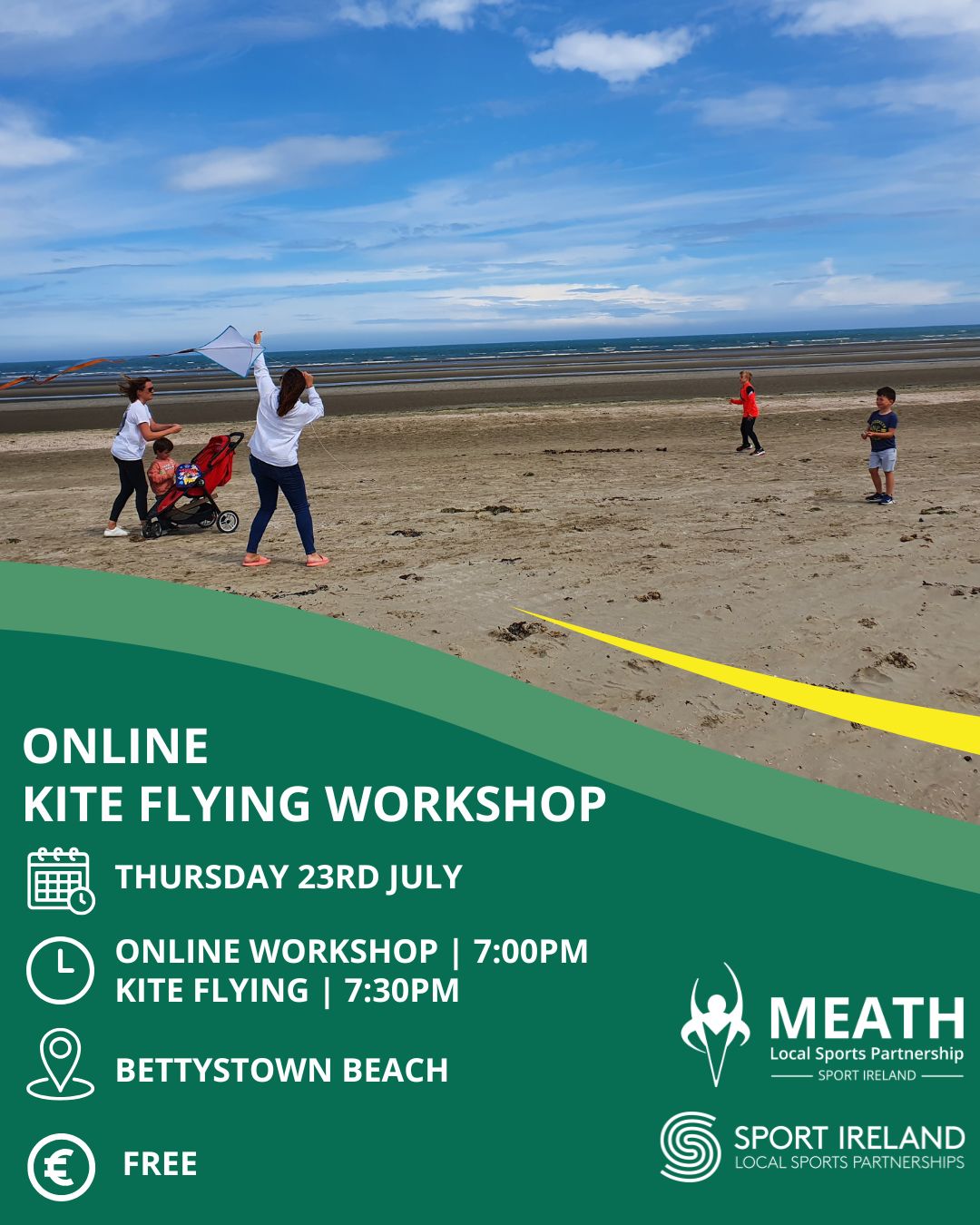 Kite Fltying workshop poster