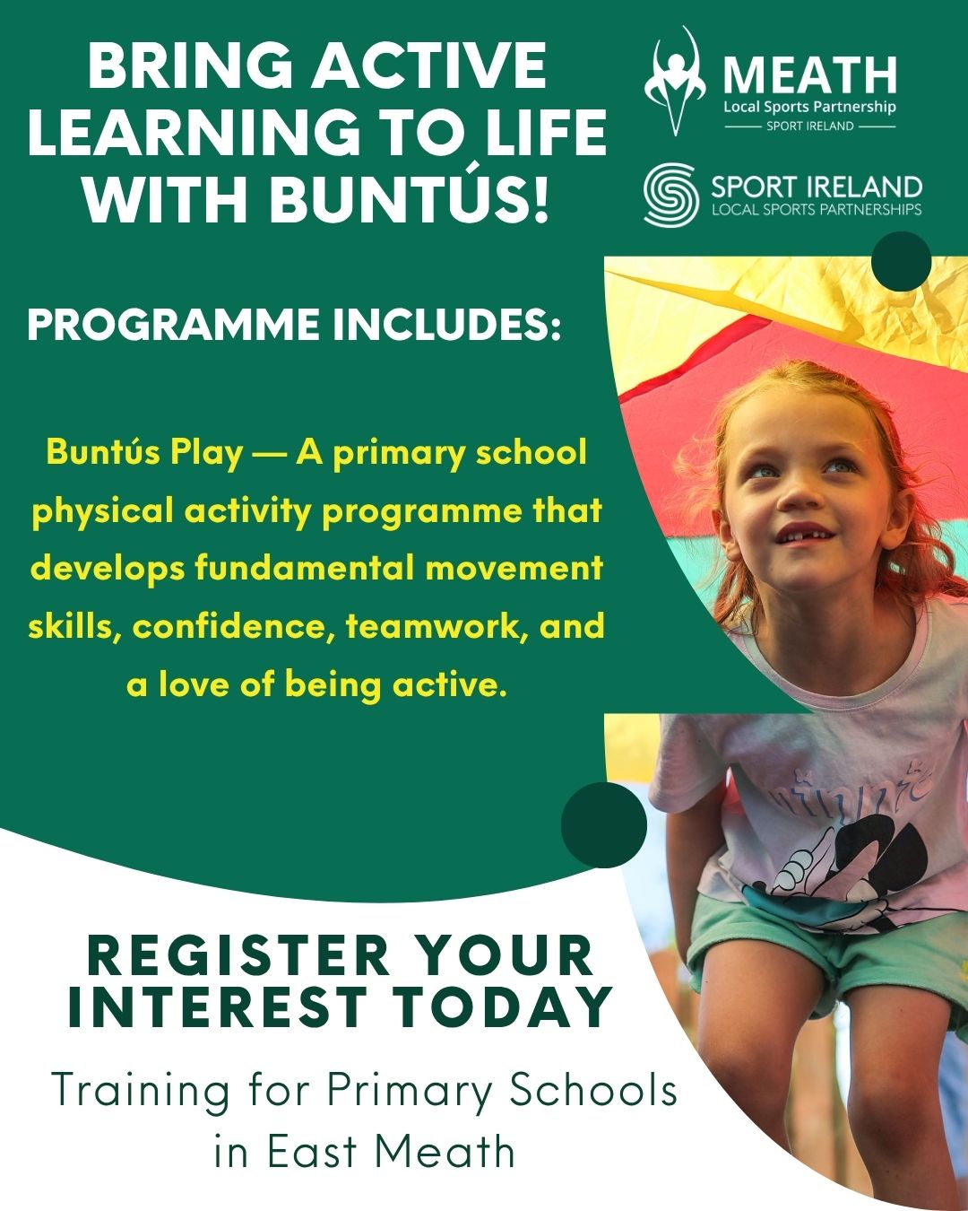 Buntús Programme Post Buntus Poster