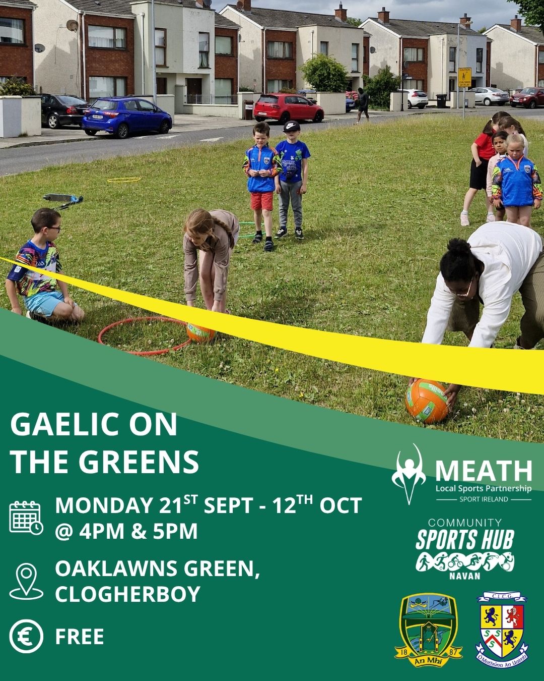 Gaelic on the Greens poster