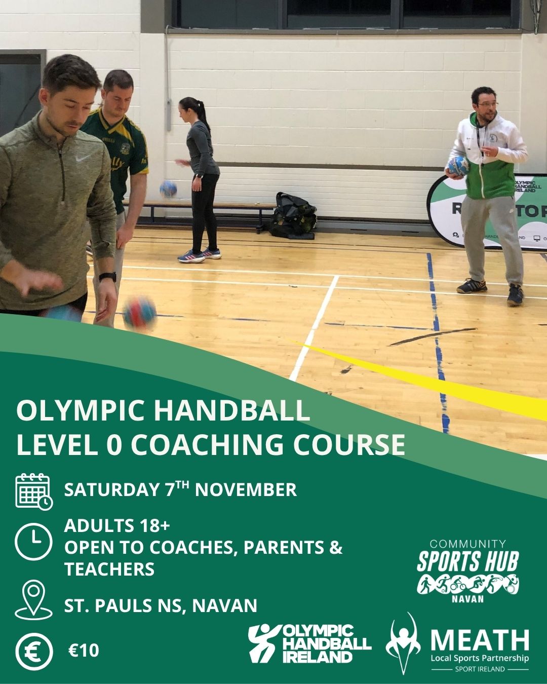Olympic Handball Level 0 coaching poster